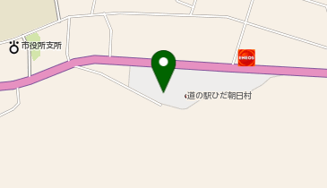 道の駅 ひだ朝日村の地図画像