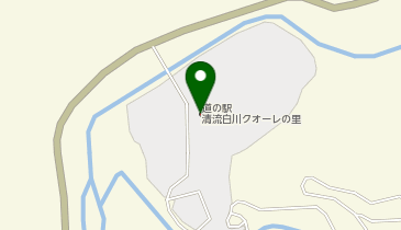 道の駅 清流白川 クオーレの里の地図画像