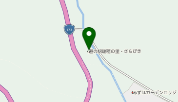 道の駅 瑞穂の里・さらびきの地図画像