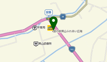 道の駅 美山ふれあい広場の地図画像