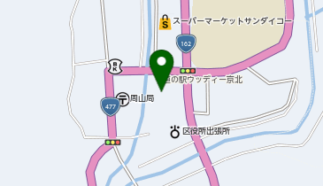 道の駅 ウッディー京北の地図画像