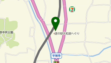 道の駅 大和路へぐりの地図画像