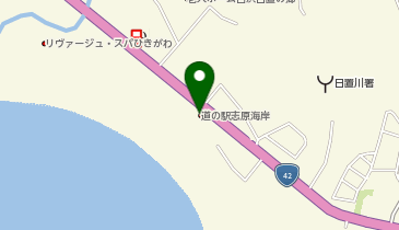 道の駅 志原海岸の地図画像