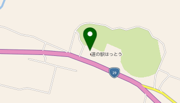 道の駅 はっとうの地図画像