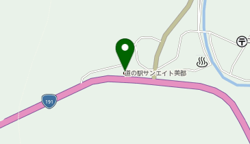 道の駅 サンエイト美都の地図画像