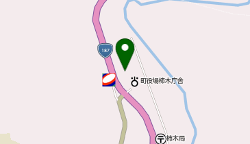 道の駅 かきのきむらの地図画像