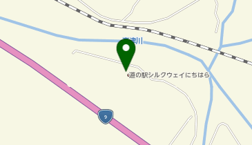 道の駅 シルクウェイにちはらの地図画像