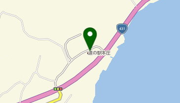 道の駅 本庄の地図画像