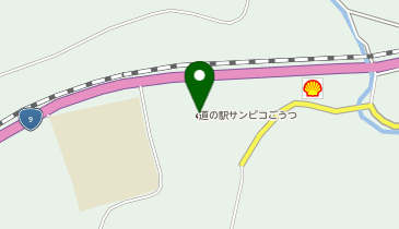 道の駅 サンピコごうつの地図画像