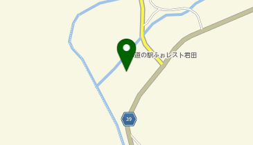 道の駅 ふぉレスト君田の地図画像