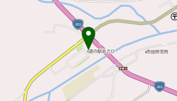 道の駅 あさひの地図画像