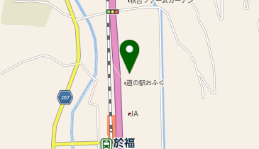 道の駅 おふくの地図画像
