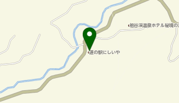 道の駅 にしいやの地図画像