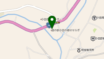 道の駅 小田の郷せせらぎの地図画像