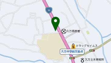 道の駅 天空の郷さんさんの地図画像