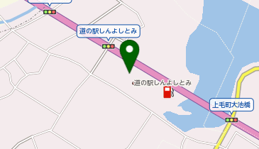 道の駅 しんよしとみの地図画像