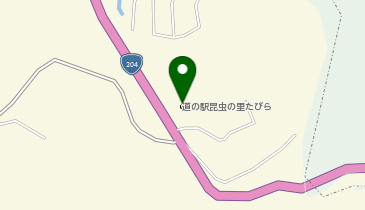 道の駅 昆虫の里たびらの地図画像