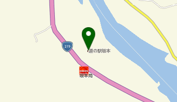 道の駅 坂本の地図画像