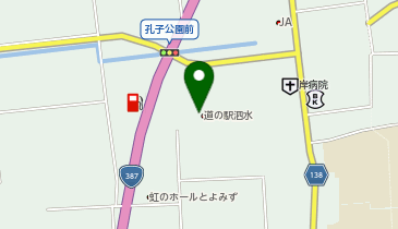 道の駅 泗水の地図画像