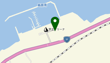 道の駅 宇土マリーナの地図画像