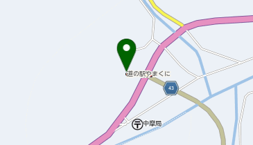 道の駅 やまくにの地図画像
