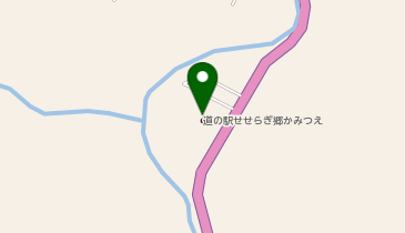 道の駅 せせらぎ郷かみつえの地図画像