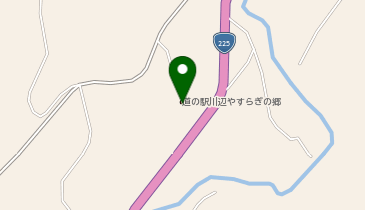 道の駅 川辺やすらぎの郷の地図画像