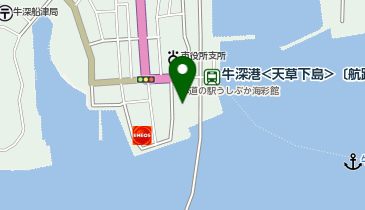 道の駅 うしぶか海彩館の地図画像