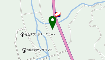 道の駅 歌舞伎の里大鹿の地図画像