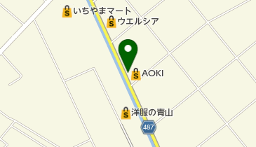 AOKI(アオキ) 諏訪赤沼店の地図画像