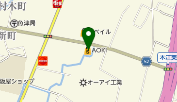 AOKI(アオキ) 魚津店の地図画像