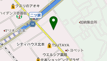 AOKI(アオキ) 北本店の地図画像