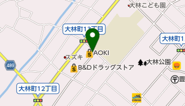 AOKI(アオキ) 豊田大林店の地図画像