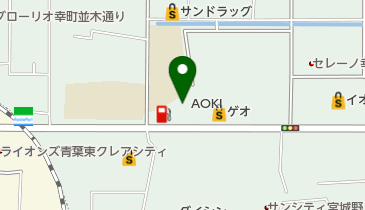 AOKI(アオキ) 仙台幸町店の地図画像
