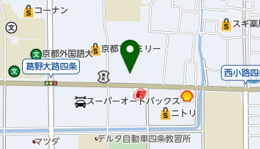 AOKI(アオキ) 京都四条西院店の地図画像