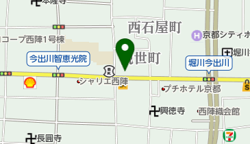 AOKI(アオキ) 京都西陣店の地図画像