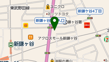 AOKI(アオキ) 新鎌ケ谷店の地図画像