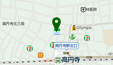 AOKI(アオキ) 高円寺店の地図画像