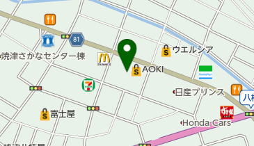 AOKI(アオキ) 焼津店の地図画像