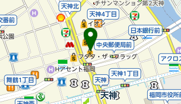 AOKI(アオキ) ミーナ天神店の地図画像