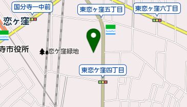 AOKI(アオキ) 恋ケ窪店の地図画像