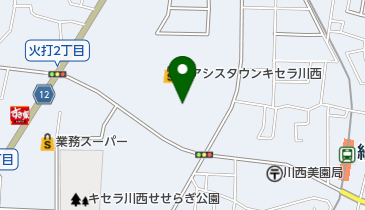 AOKI(アオキ) キセラ川西店の地図画像