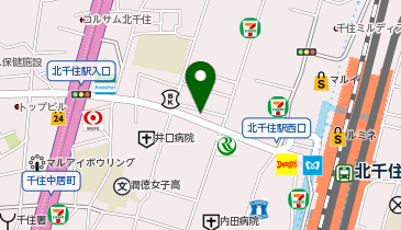 AOKI(アオキ) 北千住駅西口店の地図画像