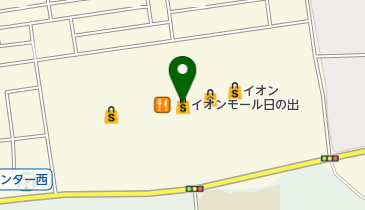 ORIHICA イオンモール日の出店の地図画像