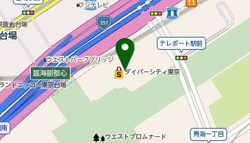 ORIHICA ダイバーシティ東京プラザ店の地図画像