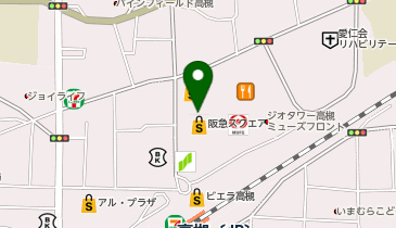 ORIHICA 高槻阪急スクエア店の地図画像