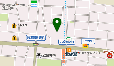 ORIHICA ららテラス北綾瀬店の地図画像