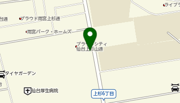 ORIHICA イオンモール仙台上杉店の地図画像