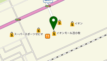 ORIHICA イオンモール苫小牧店の地図画像