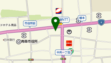 牛角 青森店の地図画像